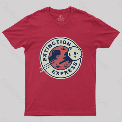 Extinction Express T-Shirt Red / S