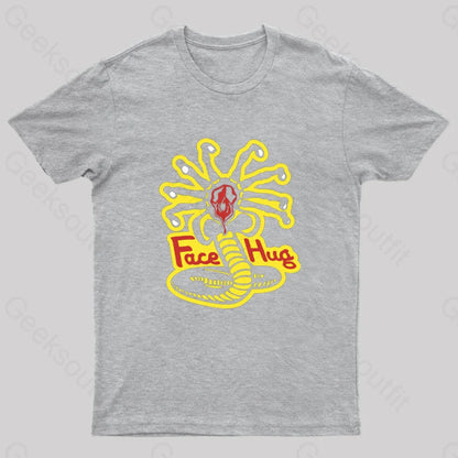 Face Hug Dojo Geek T-Shirt Grey / S