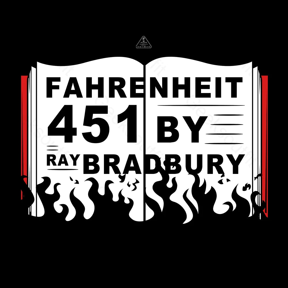 Fahrenheit 451 1958 Ray Bradbury T-shirt - Geeksoutfit