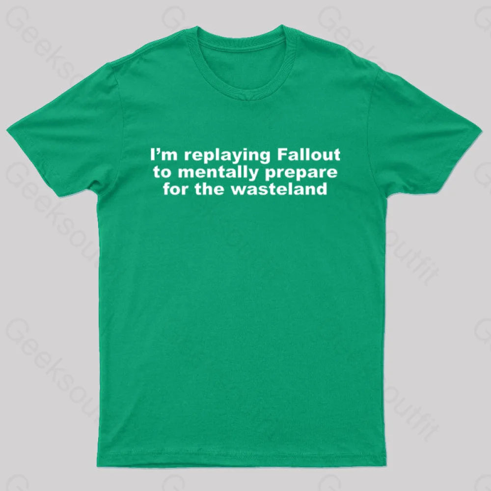 Fallout Prep Nerd T-Shirt Green / S