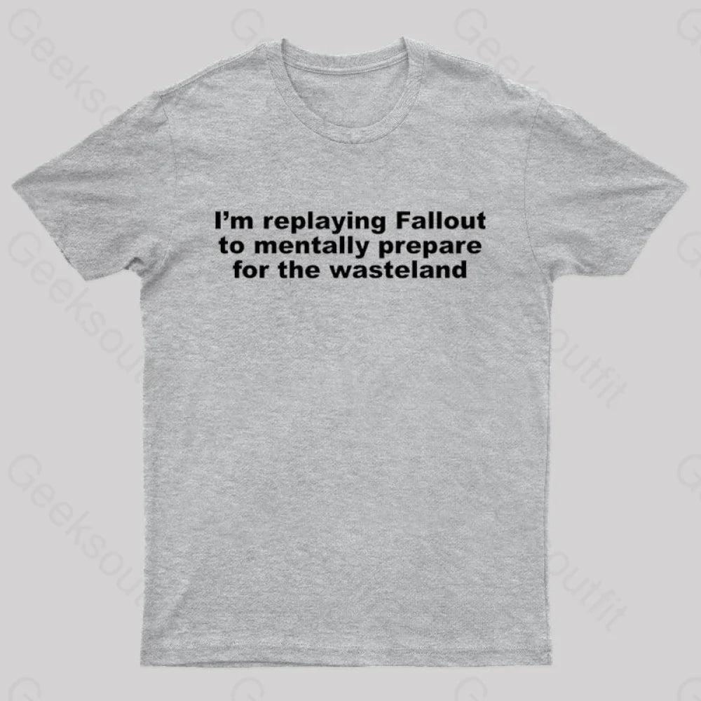 Fallout Prep Nerd T-Shirt Grey / S