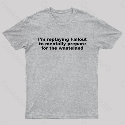 Fallout Prep Nerd T-Shirt Grey / S