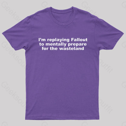 Fallout Prep Nerd T-Shirt Purple / S