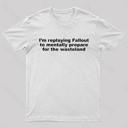 Fallout Prep Nerd T-Shirt White / S