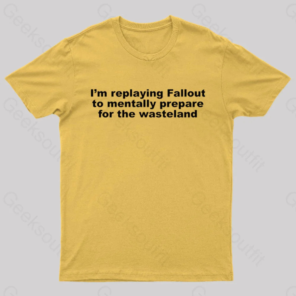 Fallout Prep Nerd T-Shirt Yellow / S