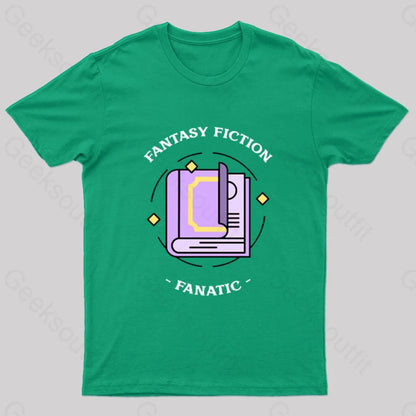 Fantasy Fiction Fanatic Nerd T-Shirt Green / S