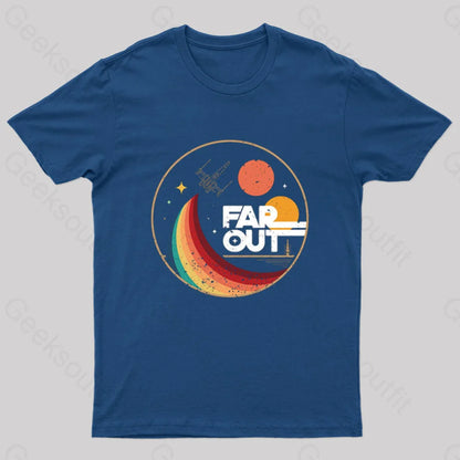 Far Out Rebel Geek T-Shirt Navy / S