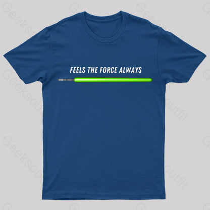 Feels The Force Nerd T-Shirt Navy / S