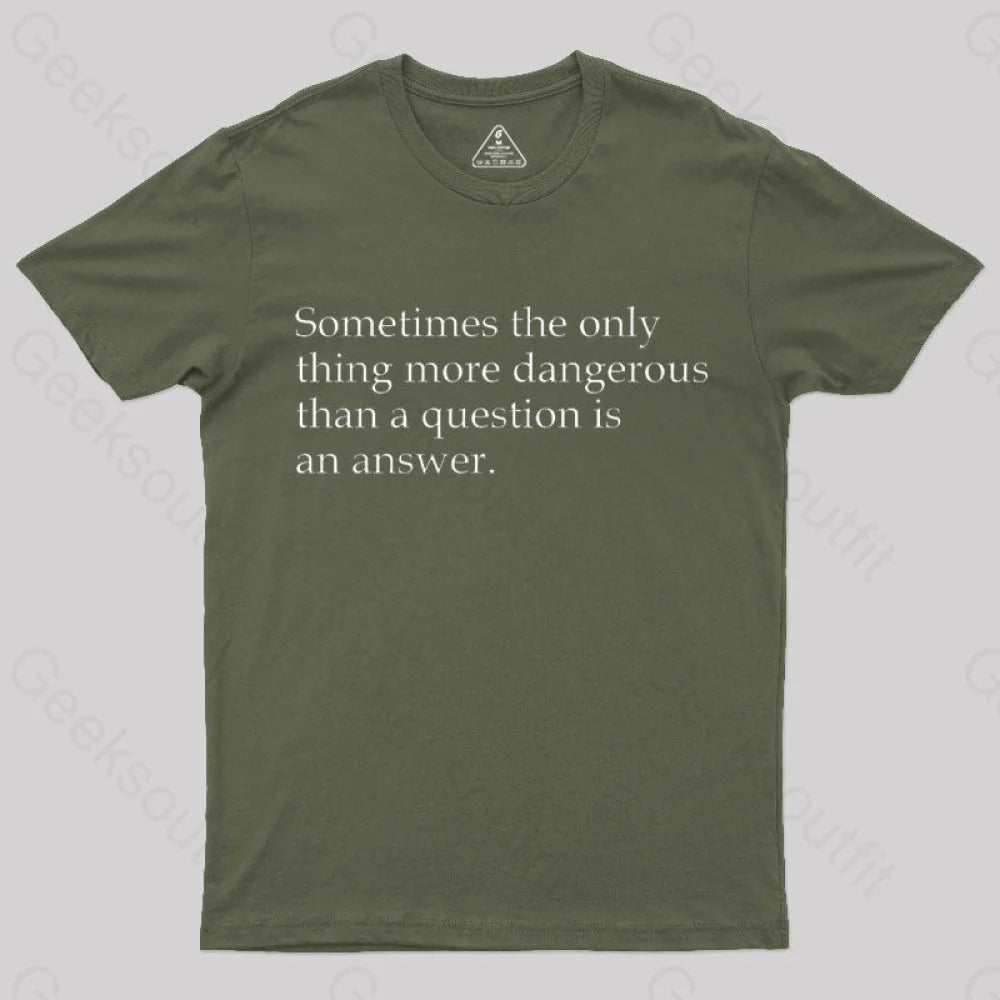 Ferengi Rules Of Acquisition Series: Rule 208 T-Shirt Army Green / S