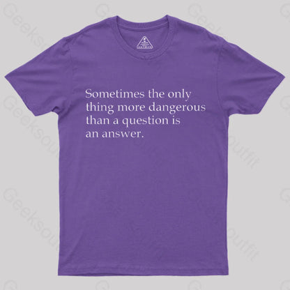 Ferengi Rules Of Acquisition Series: Rule 208 T-Shirt Purple / S