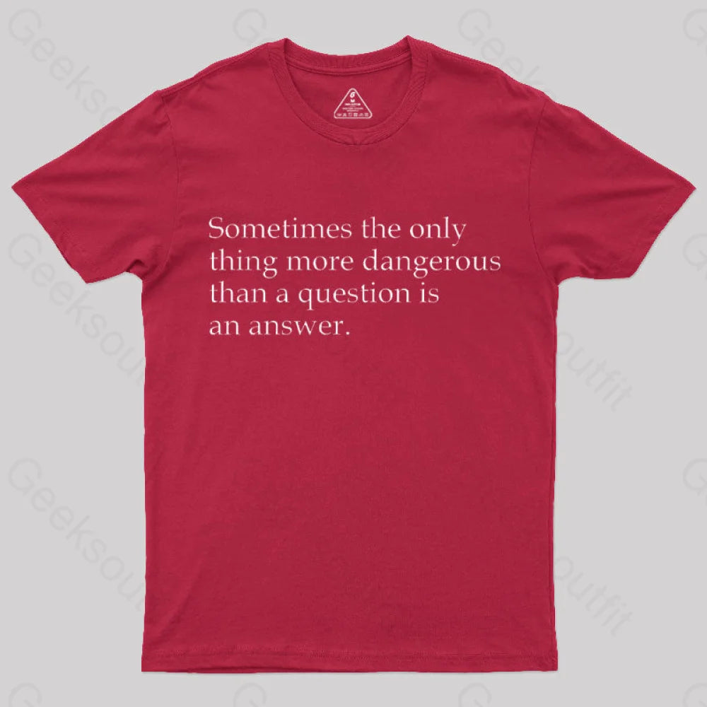 Ferengi Rules Of Acquisition Series: Rule 208 T-Shirt Red / S