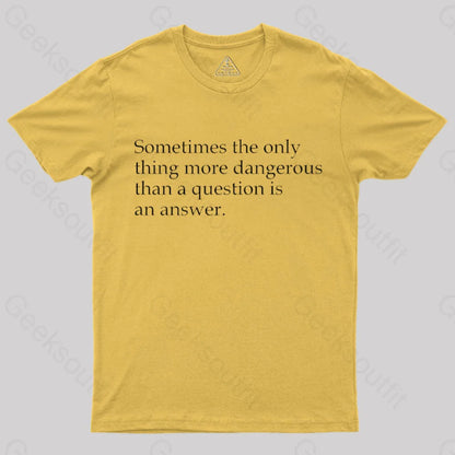 Ferengi Rules Of Acquisition Series: Rule 208 T-Shirt Yellow / S