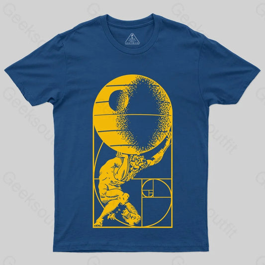 Fibonacci Death Star T-shirt - Geeksoutfit