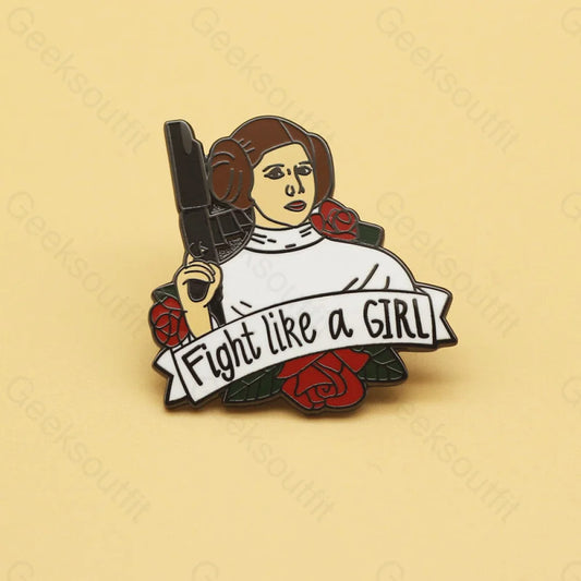 Fight Like A Girl Pins