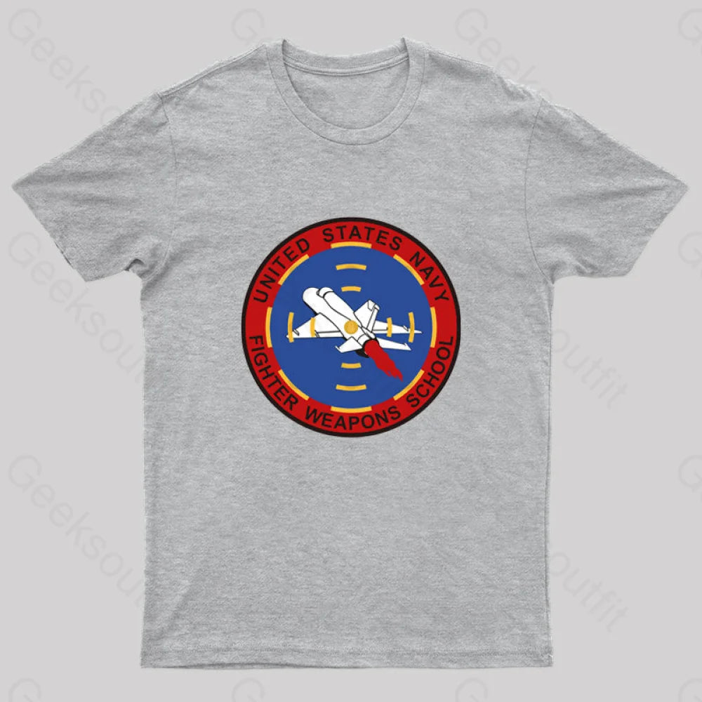 Fighter Jet Geek T-Shirt Grey / S