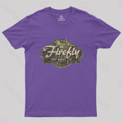 Firefly Ship Works Ltd. 2459 T-Shirt Purple / S