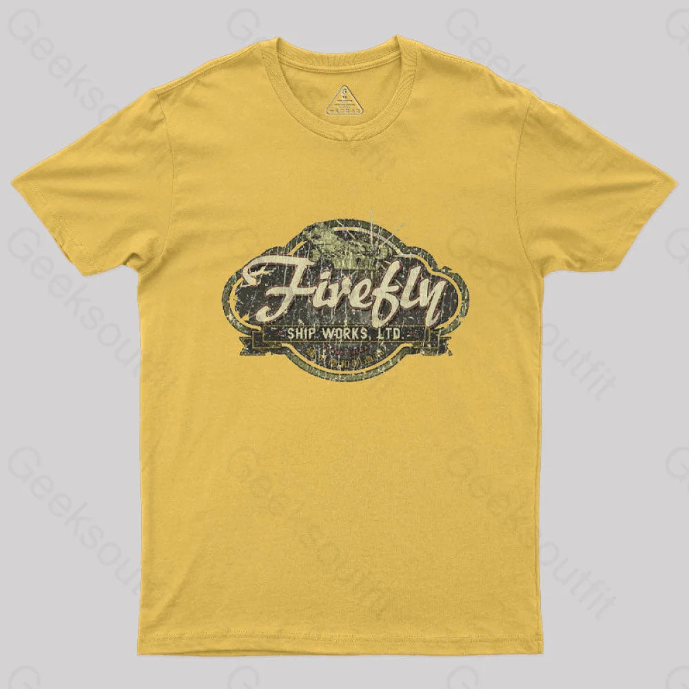 Firefly Ship Works Ltd. 2459 T-Shirt Yellow / S