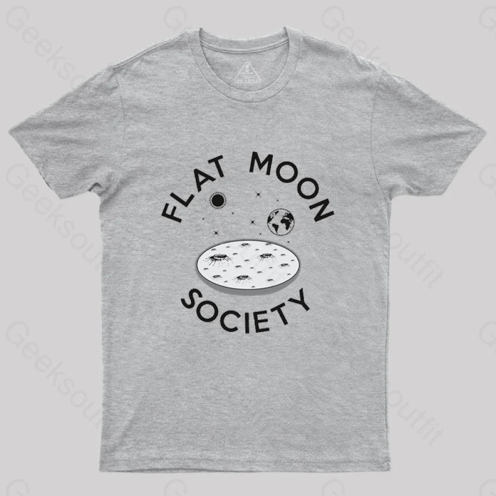 Flat Moon Society T-Shirt Grey / S