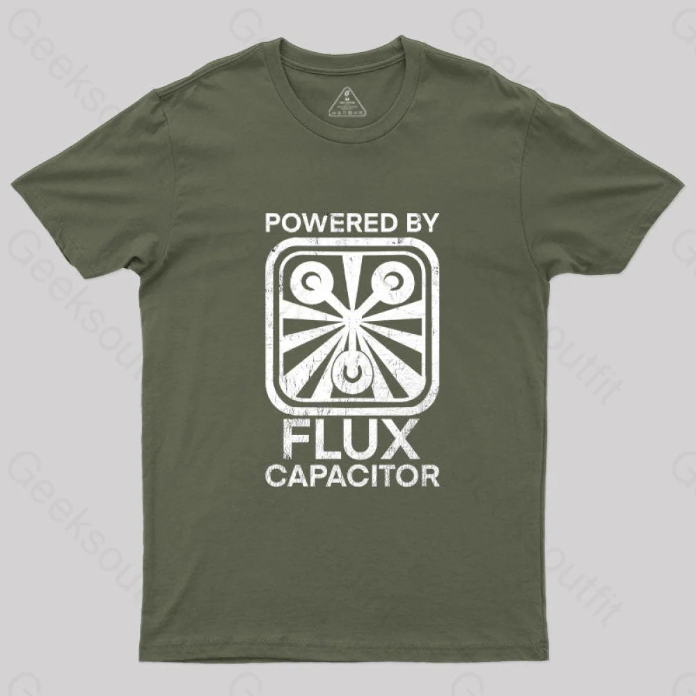 Flux Capacitor T-Shirt Army Green / S