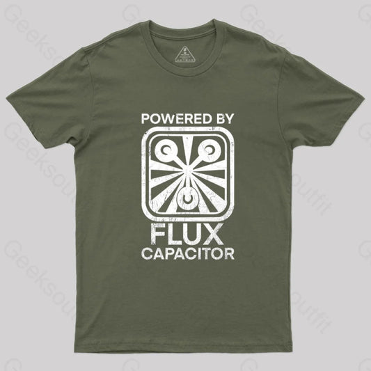 Flux Capacitor T-Shirt Army Green / S