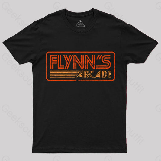 Flynn’s Arcade 80S Retro T-Shirt Black / S