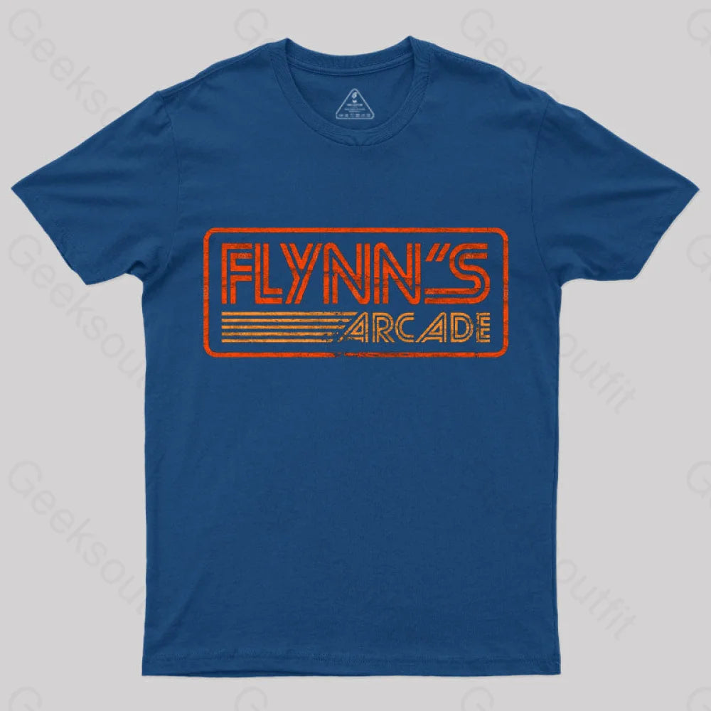 Flynn’s Arcade 80S Retro T-Shirt Navy / S