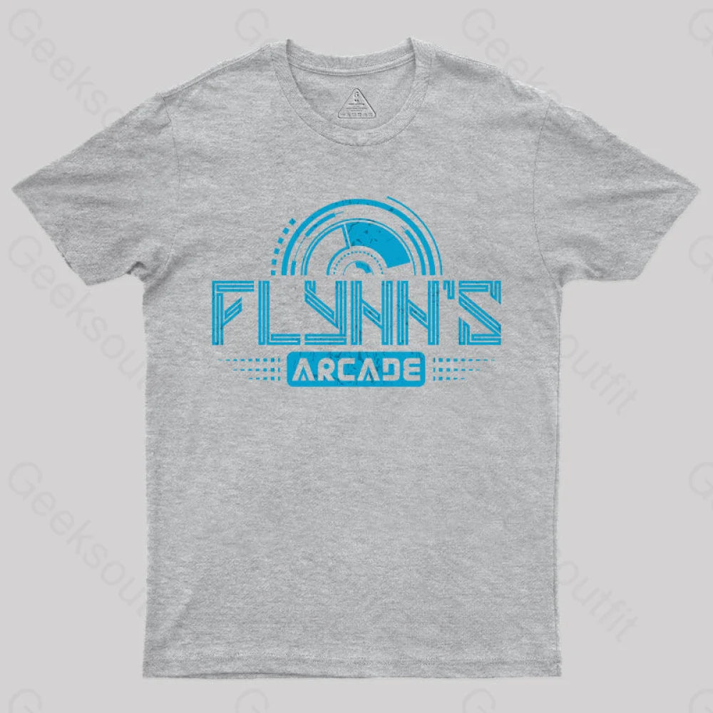 Flynn’s Arcade Est 1982 T-Shirt Grey / S Yc