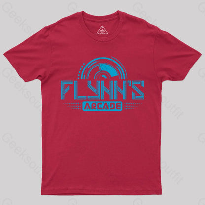 Flynn’s Arcade Est 1982 T-Shirt Red / S Yc