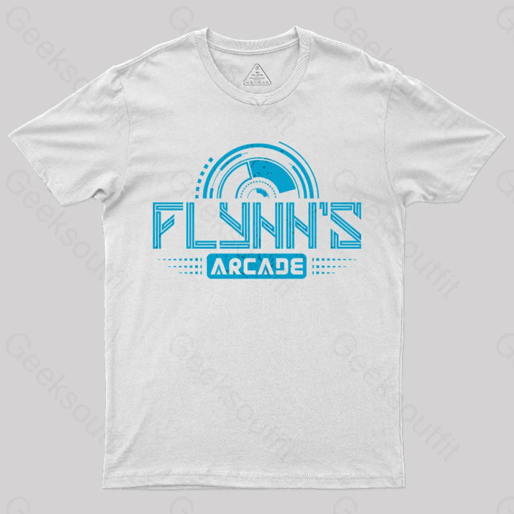 Flynn’s Arcade Est 1982 T-Shirt White / S Yc