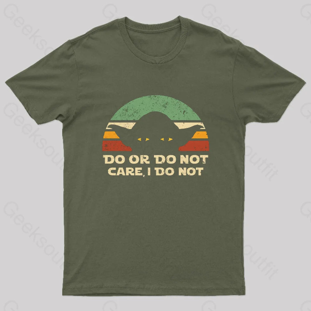 Force Apathy Geek T-Shirt Army Green / S