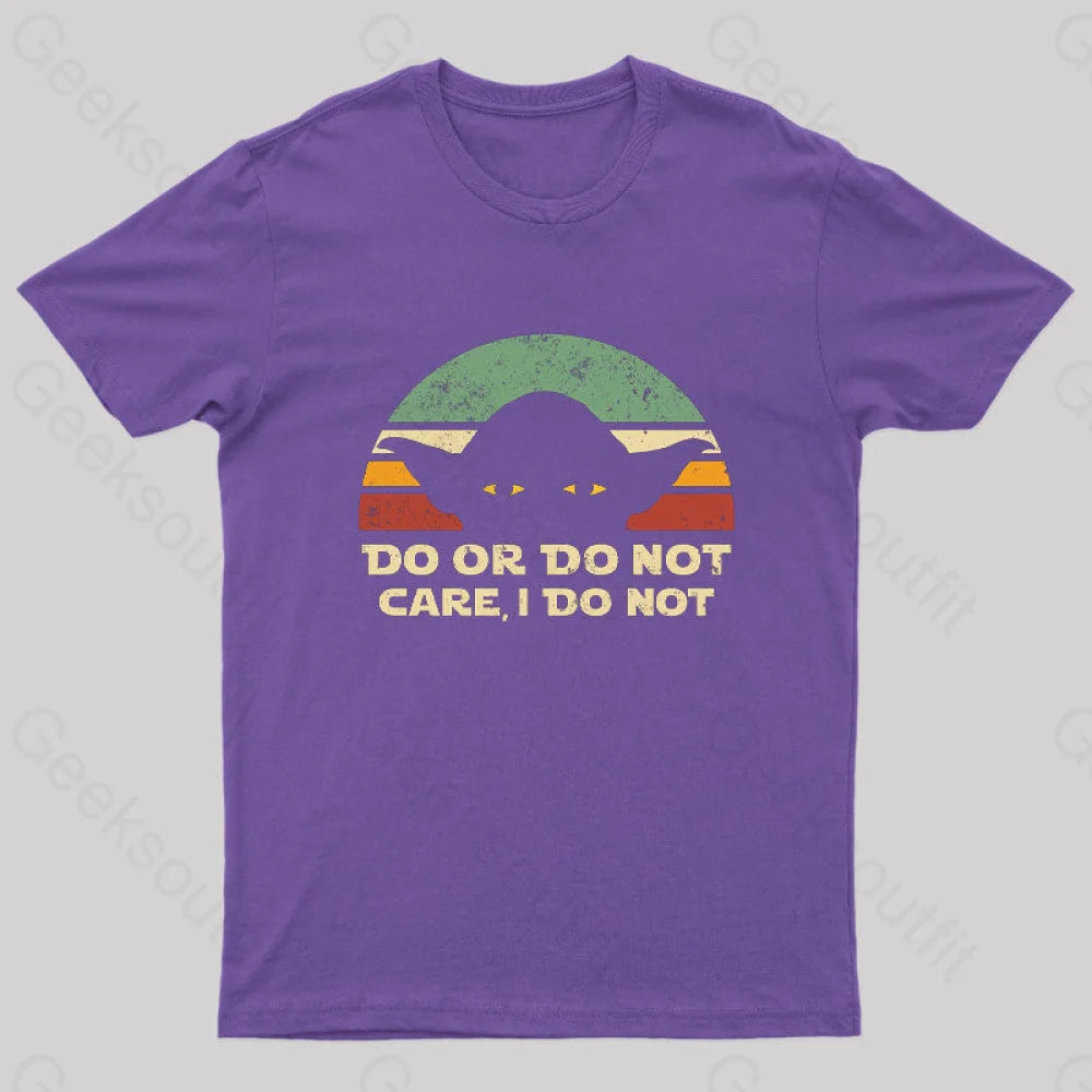 Force Apathy Geek T-Shirt Purple / S