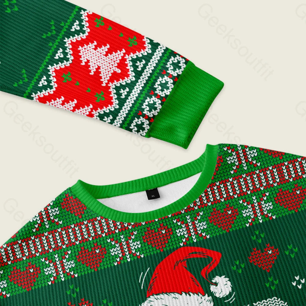 Forced Family Fun Sarcastic Ugly Christmas Sweater