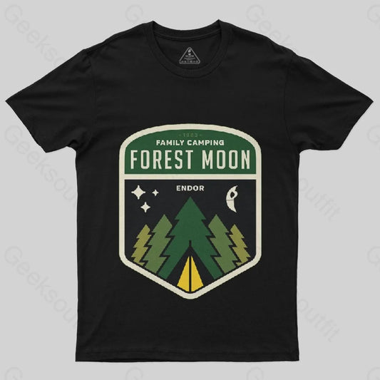 Forest Moon Camping T-Shirt - Geeksoutfit