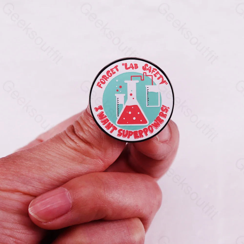 Forget Lab Security I Want Superpowers Pins