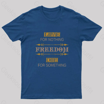 Freedom Geek T-Shirt Navy / S