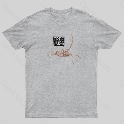 Freehugs-Alien Xenomorph T-Shirt Grey / S Yc