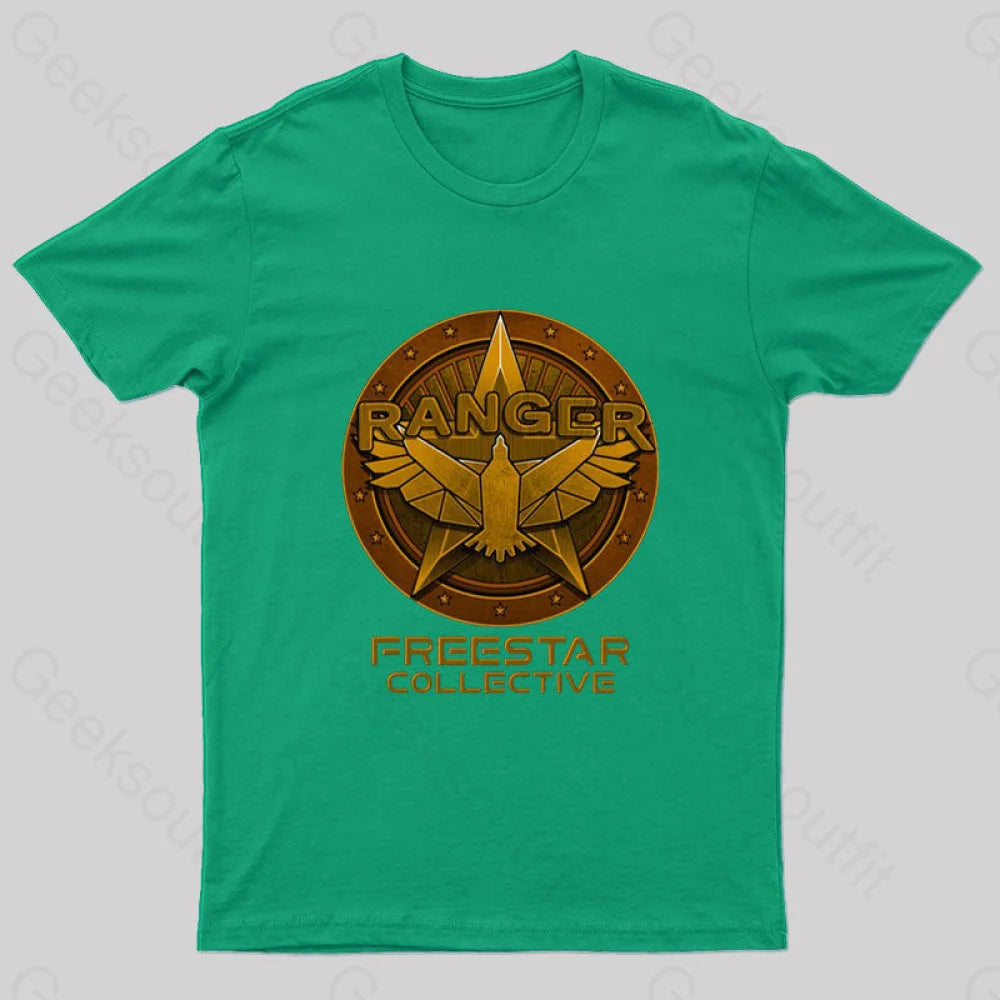 Freestar Ranger Geek T-Shirt Green / S