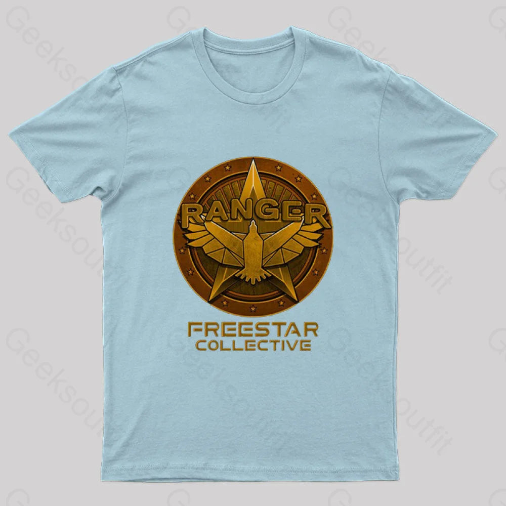 Freestar Ranger Geek T-Shirt Light Blue / S