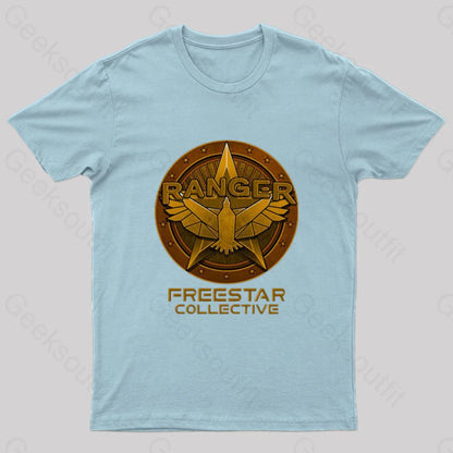 Freestar Ranger Geek T-Shirt Light Blue / S