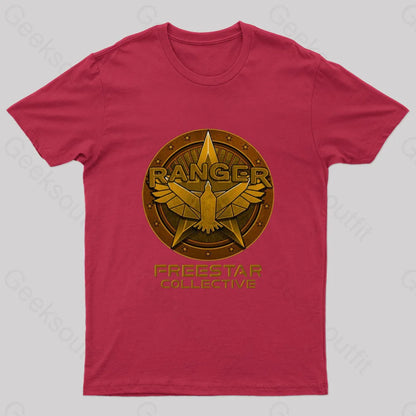 Freestar Ranger Geek T-Shirt Red / S