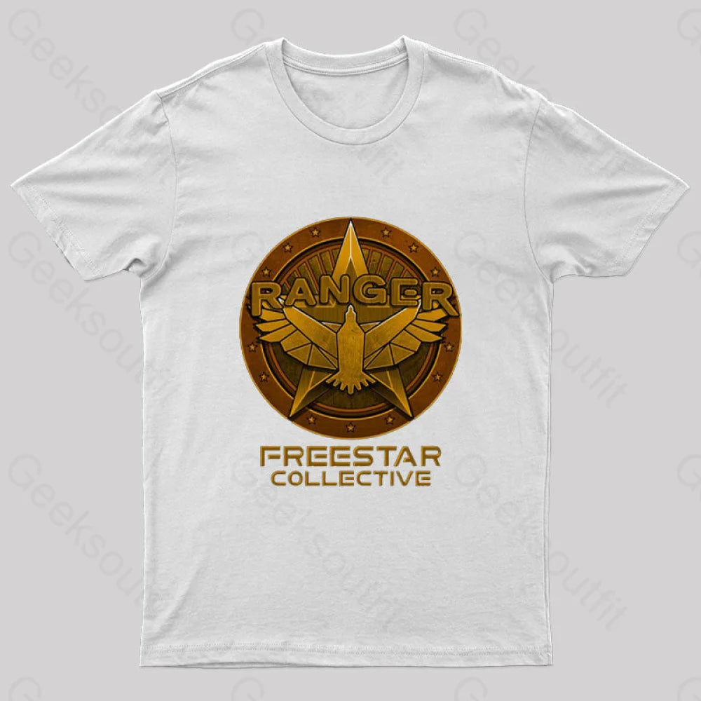 Freestar Ranger Geek T-Shirt White / S