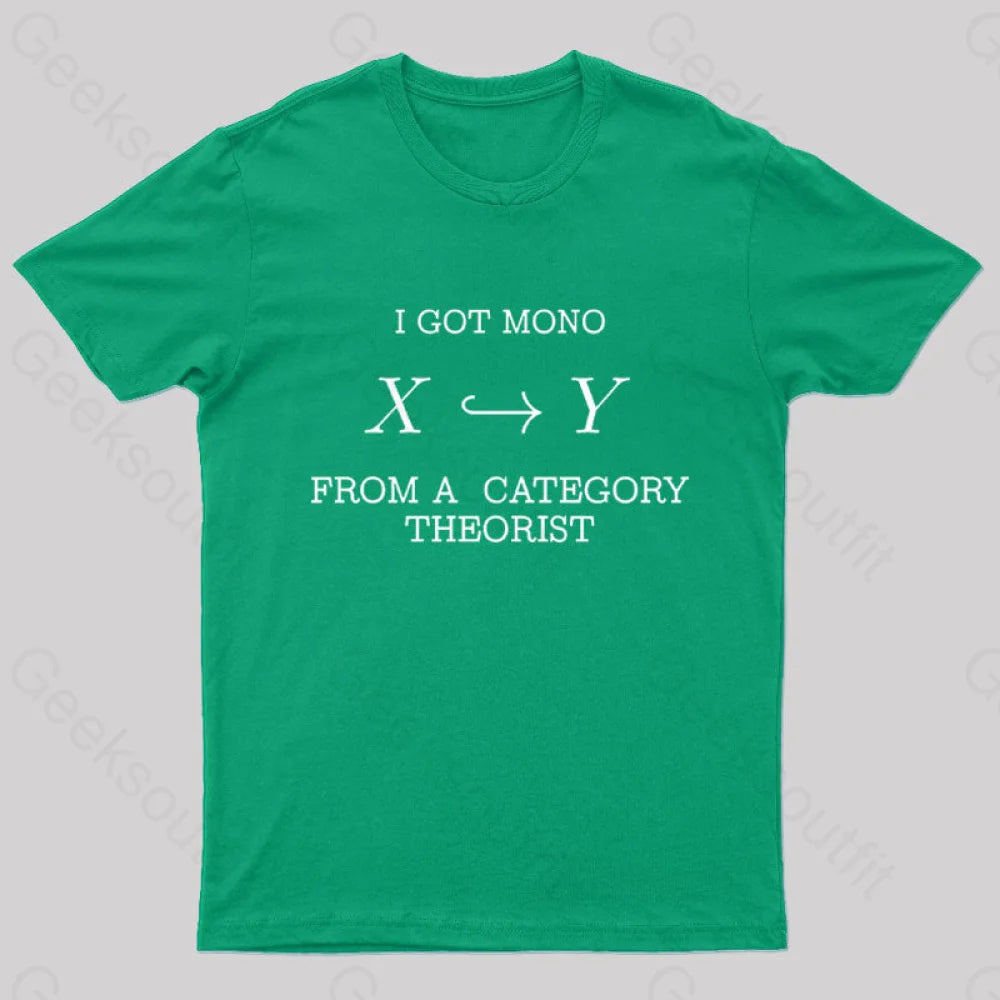 From A Category Theorist Geek T-Shirt Green / S