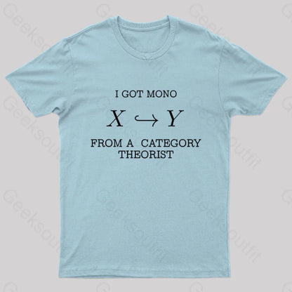 From A Category Theorist Geek T-Shirt Light Blue / S