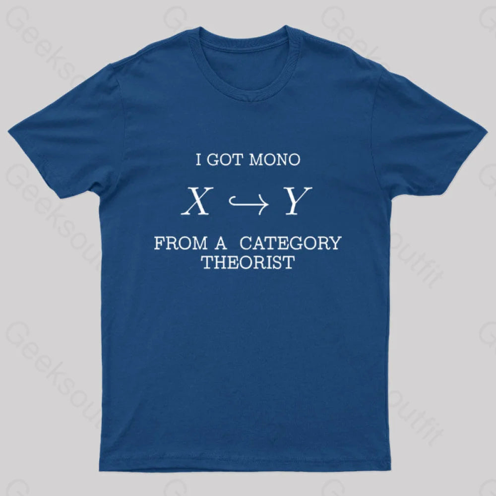 From A Category Theorist Geek T-Shirt Navy / S