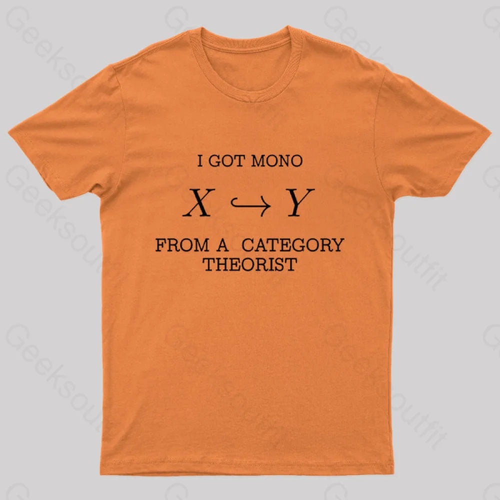 From A Category Theorist Geek T-Shirt Orange / S