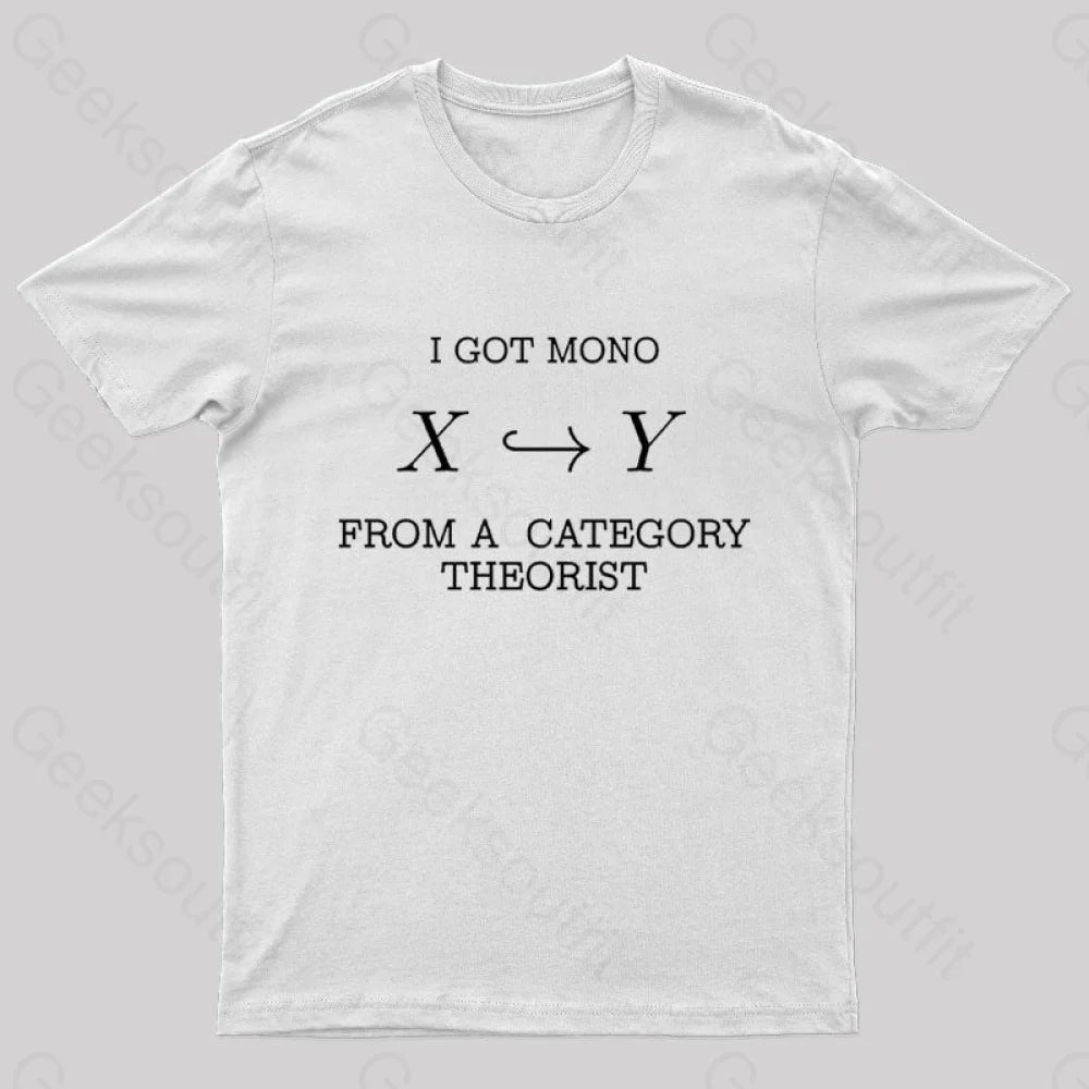 From A Category Theorist Geek T-Shirt White / S