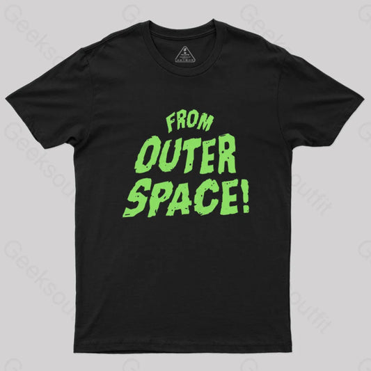 From Outer Space! T-Shirt Black / S