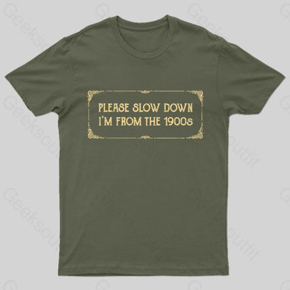 From The 1900S T-Shirt Army Green / S