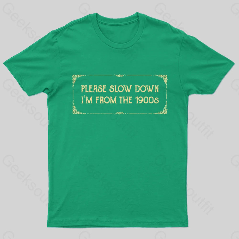 From The 1900S T-Shirt Green / S