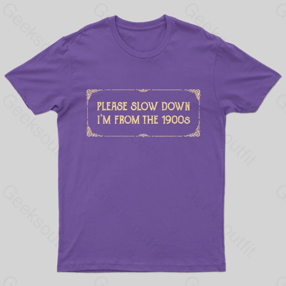 From The 1900S T-Shirt Purple / S